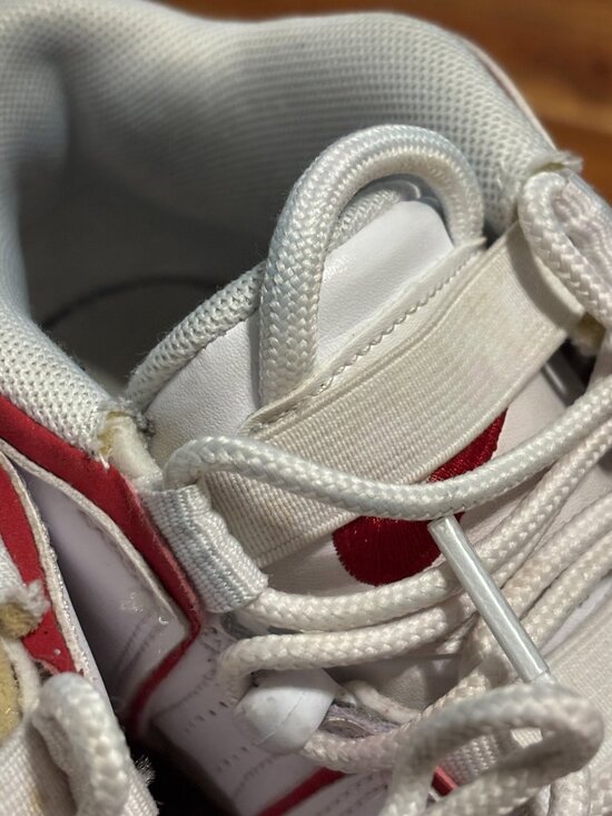 Nike Air Uptempo Shoes 921948-102 Size 8 White Varsity Red Mens main image 6